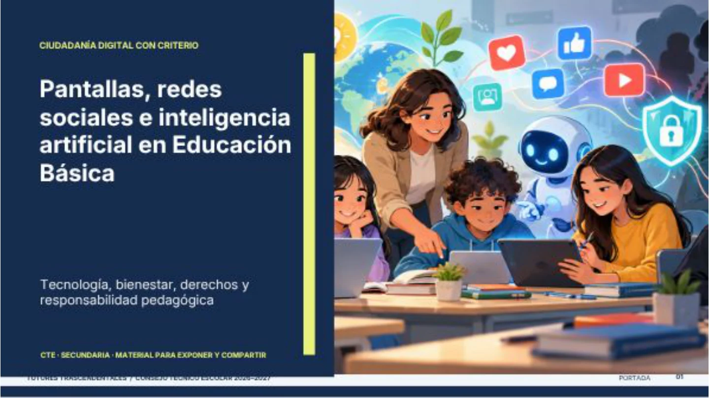 Portada: Pantallas, redes sociales e inteligencia artificial