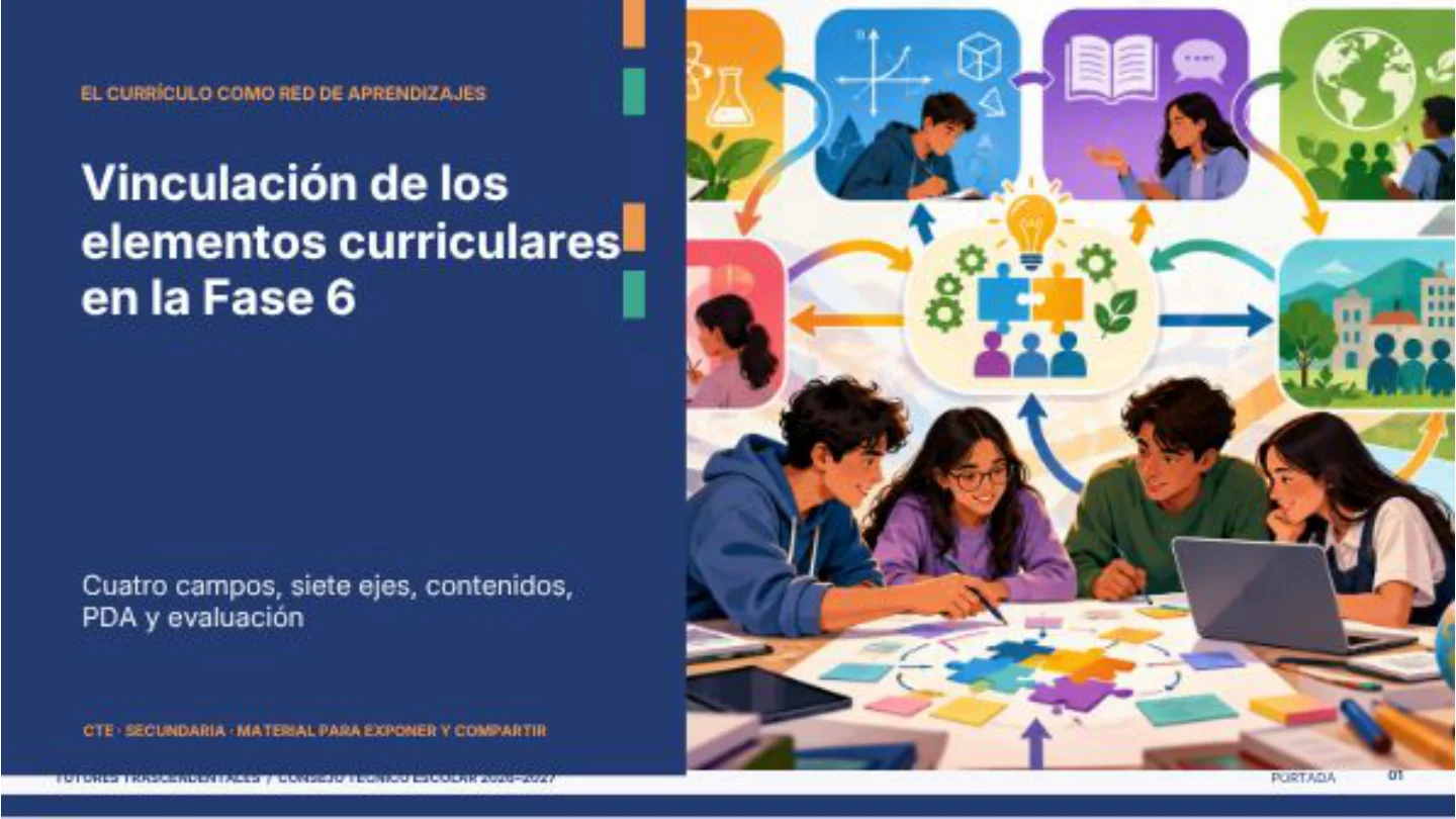 Portada: Vinculación curricular en la Fase 6